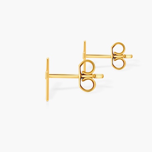 Kolczyki krzyże Savicki: złote